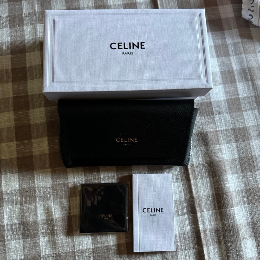 CELINE sunglass case and box